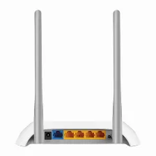 Router Tp-link Tl-wr840n 2 Antenas 5dbi, 2.4 Ghz, 4 Puertos, 300 Mbit/s, Blanco/gris