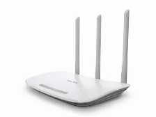 Router Inalambrico Tp-link Tl-845, 300mbps, 4 Puertos Lan, Wps, Color Blanco, Tres Antenas