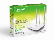 Router Inalambrico Tp-link Tl-845, 300mbps, 4 Puertos Lan, Wps, Color Blanco, Tres Antenas
