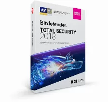 Antivirus Bitdefender Total Security 2018, 1y, 3u, Mx 3 Licencia(s) Usuarios, 1 Año(s) Año, Español