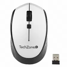  Mouse Techzone Tz19mou01-inapl Inalambrico Usb 1600 Dpi Plata/negro