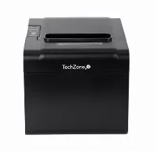 Impresora Termica Para Punto De Venta Techzone Tzbe102, Tipo De Tpv, Velocidad 250 Mm/seg, Usb, Corte Automatico, Color Negro