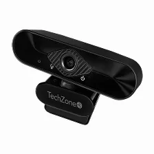 Camara Webcam Techzone Full Hd 1080p, Usb 2.0, Negro (tzcampc02)