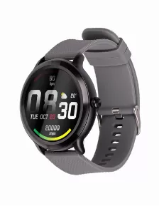  Smart Watch Techzone Tzsw03 Pantalla 1.32 Altavoces Si, Monitor De Frecuencia Cardíaca Si, Bluetooth 5.0, Color De Banda Gris, Ip65, Batería 320 M...