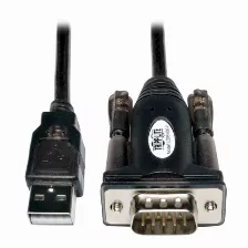 Cable Serial Tripp Lite U209-000-r Cable Adaptador De Usb-a A Serial Rs232 (db9) - (m/m), 1.52 M [5 Pies], Negro, Blanco, 1.52 M, Usb A, Db9, Macho, Macho