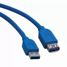  Cable Usb Tripp Lite Transferencia De Datos 5000 Mbit/s, Color Azul