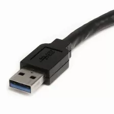 Cable Usb Startech.com Transferencia De Datos 5000 Mbit/s, Color Negro