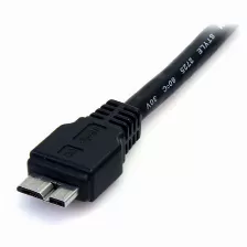 Cable Startech 50cm Super Speed Ss Micro Usb B Macho A Usb A Macho Negro, (usb3aub50cmb)