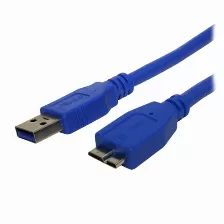 Cable Xcase Usb 3.0, A Macho A Micro B, 60cm Azul (usb3camb060)