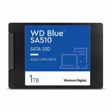  Unidad De Estado Solido Ssd Western Digital Blue Sa510, 1 Tb, 2.5 Pulg, Serial Ata Iii 6 Gbit/s, Lectura 560 Mb/s, Escritura 520 Mb/s