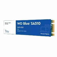 Ssd Western Digital Blue Sa510 1000 Gb, M.2, Serial Ata Iii 6 Gbit/s, Lectura 560 Mb/s, Escritura 520 Mb/s