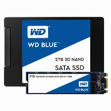 Ssd Western Digital Blue 3d 2048 Gb, M.2, 6 Gbit/s, Lectura 560 Mb/s, Escritura 530 Mb/s