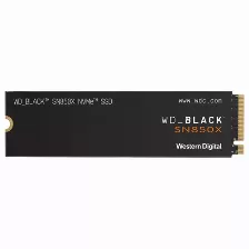 Ssd Western Digital Black Sn850x 2000 Gb, M.2, Pci Express 4.0 Lectura 7300 Mb/s, Escritura 6600 Mb/s