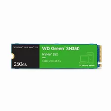 Ssd Western Digital Green Sn350 250gb, M.2, Pci Express 3.0 Lectura 2400 Mb/s, Escritura 3500 Mb/s