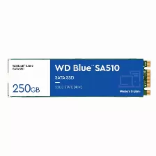 Ssd Western Digital Blue Sa510 250 Gb, M.2, Serial Ata Iii 6 Gbit/s, Lectura 555 Mb/s, Escritura 440 Mb/s