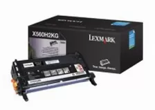 Toner Laser Lexmark Color Negro/ Alto Rendimiento / X560h2kg / Hasta 10,000 Paginas / 5% De Cobertura / Para Modelos: X560