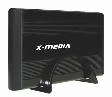  Gabinete Enclosure X-media Xm-en3200 Para Disco Duro, 3.5 Pulgadas, Usb 2.0/sata, Aluminio Color Negro