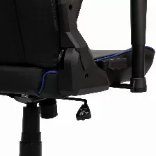 Silla Gamer Yeyian Cadira 1150 Azul, Armazon Metalico De 1.5mm, Meterial Poliuretano, Cojin Lumbar, Descansabrazos, Descanza Cabeza, Soporta 150kg, (yar-9863a)