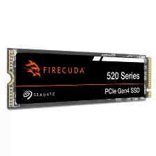 Ssd Seagate Firecuda 520 500 Gb, M.2, Pci Express 4.0 Lectura 5000 Mb/s, Escritura 3900 Mb/s