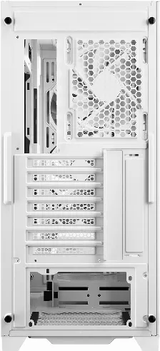 Gabinete Antec Df800 Flux White, Mini Torre, Atx, Micro Atx, Mini-itx, Ventana Cristal, 3x Vent Frontal 120mm Argb, 2x Vent Traseros 120mm, Blanco