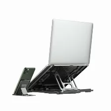 Base Enfriadora Para Laptop Con Porta Celular Acteck Froost Prime Be225, Ajustable, Negro