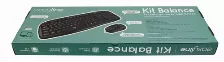 Kit De Teclado Y Mouse Usb Easy Line Balance El-993391, 8 Teclas Multimedia, Resolución 1000dpi, Color Negro