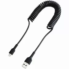 Cable 1m Usb A Lightning Mfi En Espiral Carga De Iphone