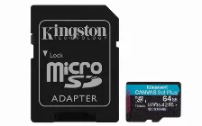 Memoria Kingston Technology Canvas Go! Plus 64 Gb, Velocidad 170 Mb/s, Clase 10